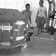 Slotin durante los tests de Trinity. Wikimedia Commons